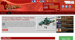 Desktop Screenshot of ceoafrica.com